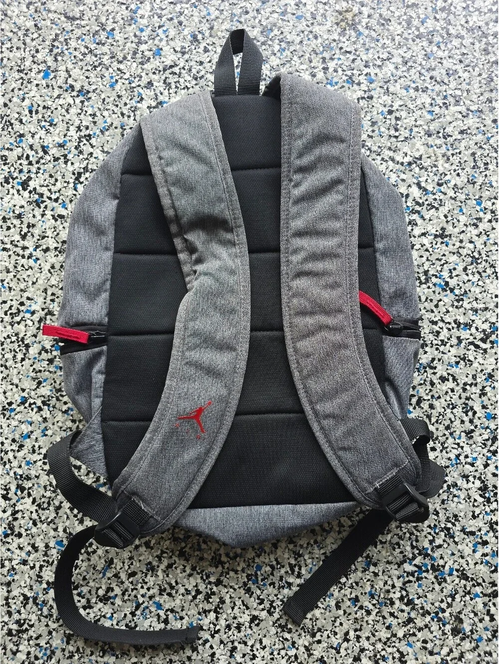 Nike Air Jordan Backpack Bag Laptop Gray